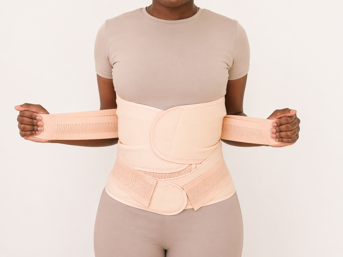 Kit ceintures postpartum Norelys coloris Rose