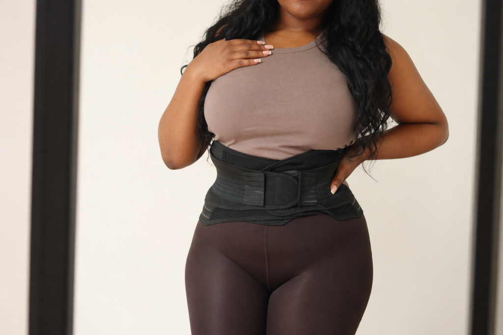 Ceinture postpartum Noir - vue détail